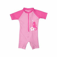 i play. Toddler One Piece Swim Sunsuit, Pink Seahorse, 3T