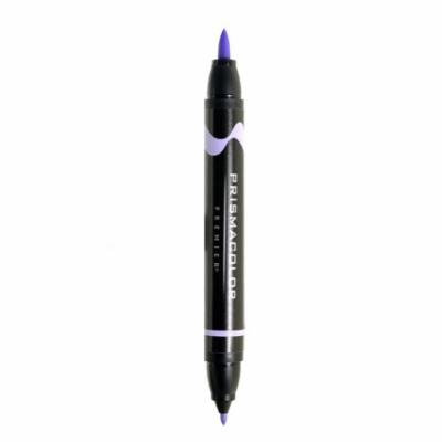 Premier Double-Ended Brush Tip Markers lilac light, 173 (pack of 6)
