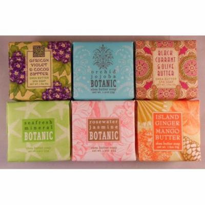 Greenwich Bay Shea Butter Luxury Spa Soap, 1.9 oz., Set of 6 Different Assorted Fragrances