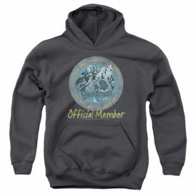 Trevco Little Rascals-He Man Woman Haters - Youth Pull-Over Hoodie - Charcoal, Extra Large
