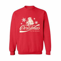Awkward Styles Enjoy Christmas Tis the Season Christmas Sweatshirt Xmas Holidays Funny Santa Ugly Christmas Sweater Holiday Sweatshirt Christmas Sweater Party Christmas Sweatshirt for Men for Women