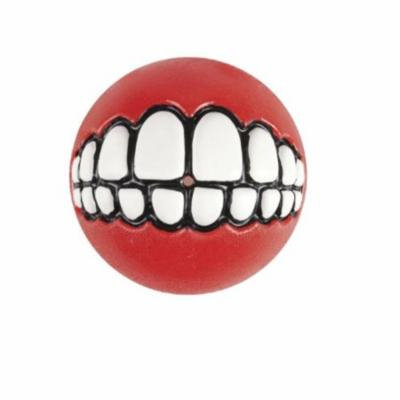 ROGZ Fun Dog Treat Ball in various sizes and colors, Small, Red