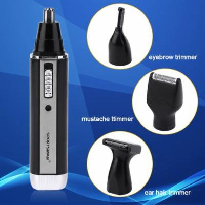 4 In 1 Personal Waterproof Rechargeable Electric Men Male Ear Nose Trimmer Hair Clipper Shaver Beard Trimmer Machine,,black