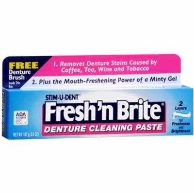 Fresh 'N Brite Denture Cleaning Paste 3.80 oz (Pack of 6)