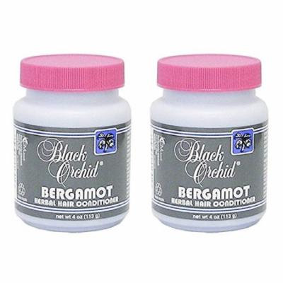 Black Orchid Indian Hemp Herbal Hair Conditioner, 7 Oz (Pack of 2) + 3 Count Eyebrow Trimmer