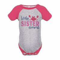 Custom Party Shop Little Sister Summer Raglan Onepiece - 12 Months