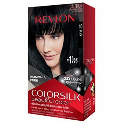 Revlon Colorsilk Beautiful Color, Black 1.0 ea(pack of 4)