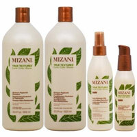 Mizani Moisture Replenish Shampoo + Conditioner 33.8oz + Refresher Milk + Enhancing Lotion