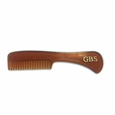 GBS Tortoise Pocket Mustache and Beard Comb -- MADE IN THE USA
