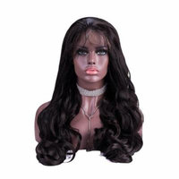 24 Inch Womens Nature Black Curly Hair Wigs with Baby Hair, Sexy Large Curly Long Human Wigs for Women