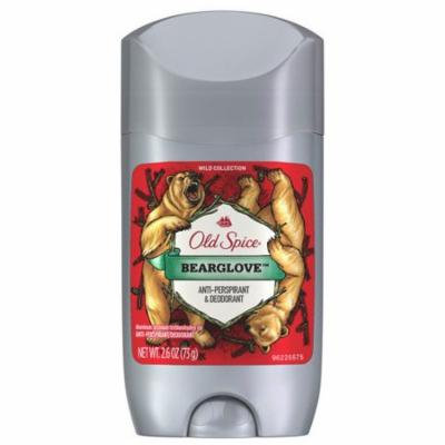 Old Spice Wild Collection Antiperspirant & Deodorant Invisible Solid Bearglove 2.6 oz.(pack of 6)