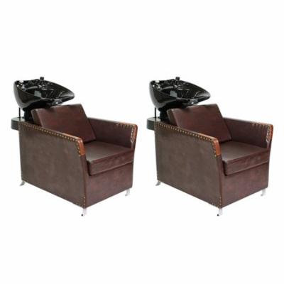 DUO Shampoo UnitS 2 ALTON Backwash Unit with Faucet, Sink for Beauty Salon Styling Furniture