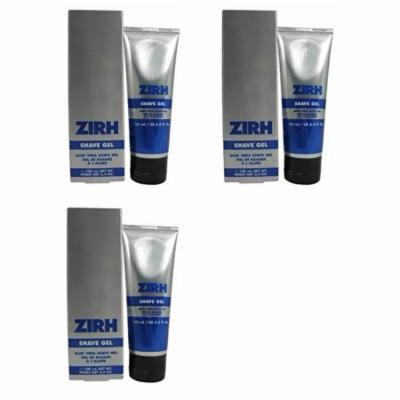 Zirh Shave Gel, Aloe Vera Shave Gel, 3.3 oz (Pack of 3) + Old Spice Deadlock Spiking Glue, Travel Size, .84 Oz