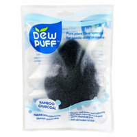 Dew Puff Konjac Sponge, Bamboo Charcoal