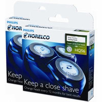 Replacement Heads For Norelco HQ56 Compatible With 4852 / 6874 Models (2 pk)