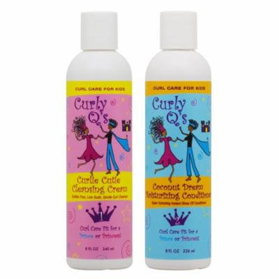 Curls Q's Cleansing Cream & Coconut Dream Conditioner 8oz