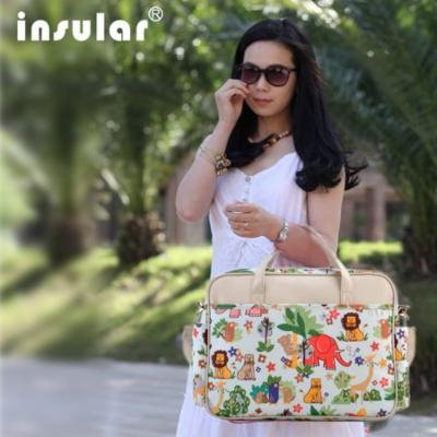 INSULAR Multifunctional Mummy Bag Single Shoulder Baby Diaper Bag Nappy Bag Mummy Bag
