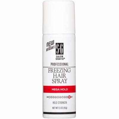 Salon Grafix Mega Hold Freezing Hair Spray, 1.5 oz (Pack of 6)