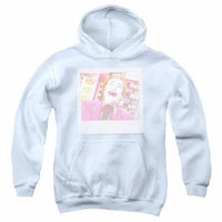 Trevco Batman Classic Tv-Captured - Youth Pull-Over Hoodie - White, Large