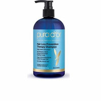 PURA D'OR Premium Organic Hair Loss Prevention Shampoo 16.0 oz.(pack of 4)