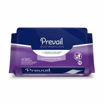 Prevail Premium Quilted Washcloths, Refill Pack - Pack of 96