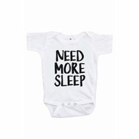 7 ate 9 Apparel Funny Kids Need More Sleep Onepiece - 0-3 Month Onepiece