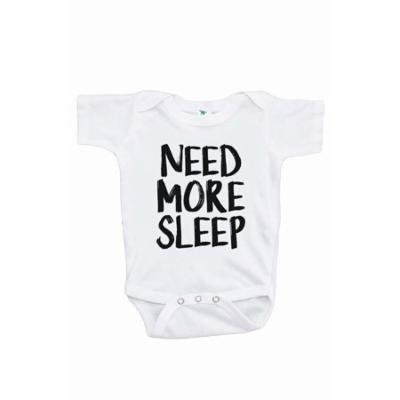 7 ate 9 Apparel Funny Kids Need More Sleep Onepiece - 0-3 Month Onepiece