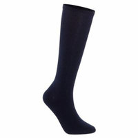 Lian LifeStyle Unisex Children 4 Pairs High Crew Combed Cotton Socks Medium (9Y-12Y) Navy