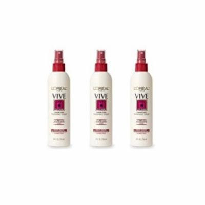 L'Oreal Vive Finishing Spray, Color-care - 8 Fl Oz (3 Pack) + Old Spice Deadlock Spiking Glue, Travel Size, .84 Oz