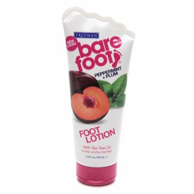 Freeman Bare Foot Softening Foot Lotion Invigorating Peppermint & Plum 5.3 oz.(pack of 12)