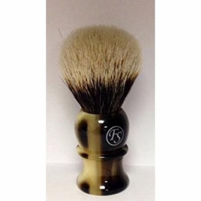 Best Badger Faux Horn Shaving Brush with Free Stand From Fs