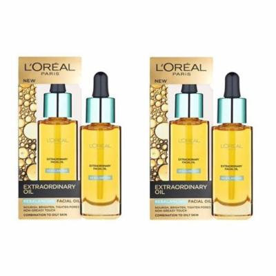 L'Oreal Paris Nutri Gold Extraordinary Facial Oil for Dry Skin, 1 Oz (Pack of 2) + Beyond BodiHeat Patch, 1 Ct