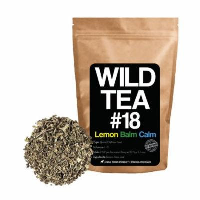 #18 Lemon Balm Calm | Lemon Balm Leaf Herbal Loose Leaf Tea by Wild Foods 4oz