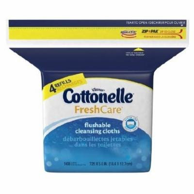 Cottonelle Fresh Care Aloe Personal Wipe7.25x5 Inch, Soft Pack Refill -Pack 168
