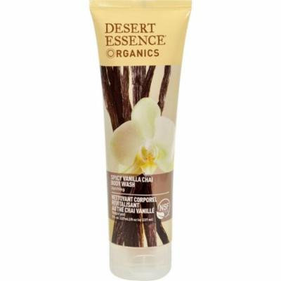 Desert Essence HG0428284 8 fl oz Body Wash, Vanilla Chai