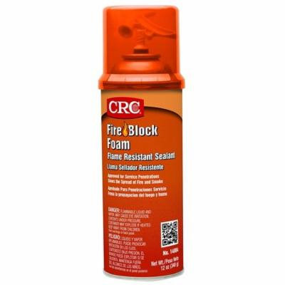 CRC 14084 Orange Fire Block Foam, 12 WT oz., 16 fl. oz. Aerosol