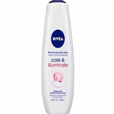 Nivea Care & Illuminate Moisturizing Body Wash - 16.9 oz