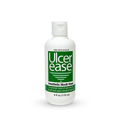 UlcerEase Anesthetic Mouth Rinse 6.0 oz.(pack of 4)