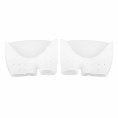 Hot Sale New Silicone Gel Foot Fingers Toe Separator Feet Care Tools Bunion Splint Straightener Corrector Hallux Valgus Massager, White