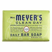 MrsMeyer's Clean Day 5.3 OZ Lemon Verbena Scent Daily Bar Soap Can Be 2PK