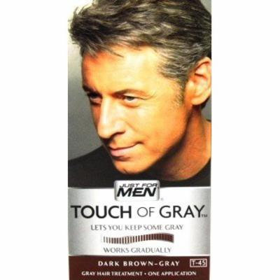 Just For Men Touch Of Gray T-45 Dark Brown (3-Pack) with Free Nail File