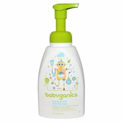 BabyGanics, Foaming Dish & Bottle Soap, Fragrance Free, 16 fl oz (pack of 1)