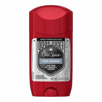 Old Spice Hardest Working Collection Deodorant, Steel Courage, 2.6 Oz, 6 Pack
