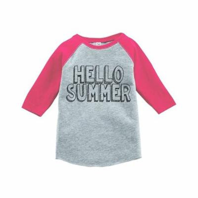 Custom Party Shop Hello Summer Raglan Tee - 4T