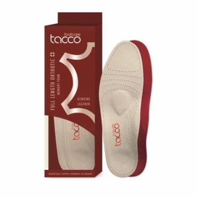 Tacco Plus 794 Full Length Orthotic Luxury Leather Foot Support, Men. Size 10