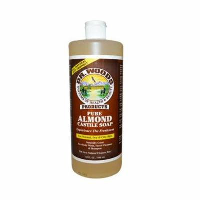 Dr. Woods HG0771931 32 fl oz Pure Castile Soap, Almond