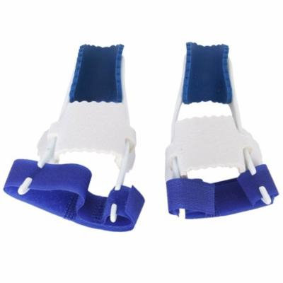 Big Toe Bunion Straighteners Night Splint Hallux Valgus Pad Correctors Foot Care (White+Blue), A Pair of Pack