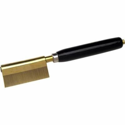 SPKMMICRO48 Heavy weight comb with extremely fine brass teeth and copper spacers, SPKMMICRO48 By Kentucky Maid