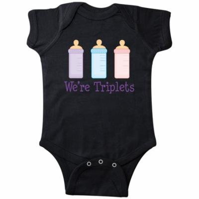 Triplets Baby Bottles Infant Creeper
