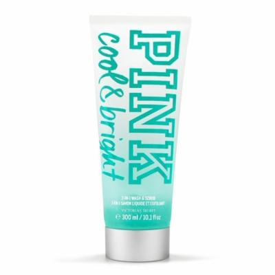 Victoria's Secret PINK Cool & Bright 2in1 Body wash and Scrub 10.1oz
